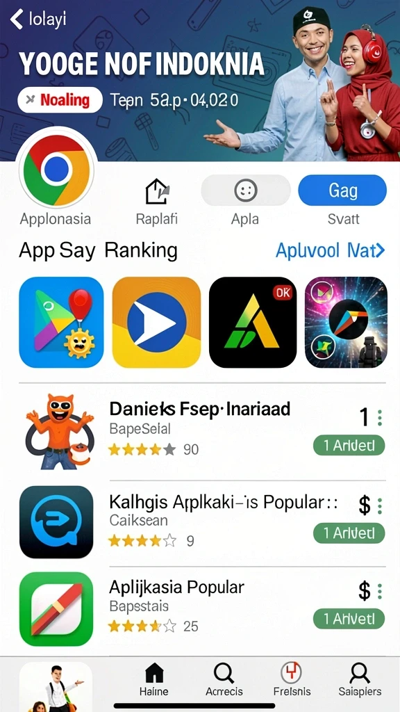 asia200 - Pengguna dapat melihat karakter-karakter unik yang bisa dimainkan.